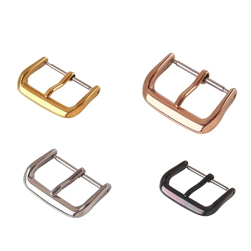 Watch Strap Replacement - Aço Inoxidável Relógio Pin Buckle, Pulseiras