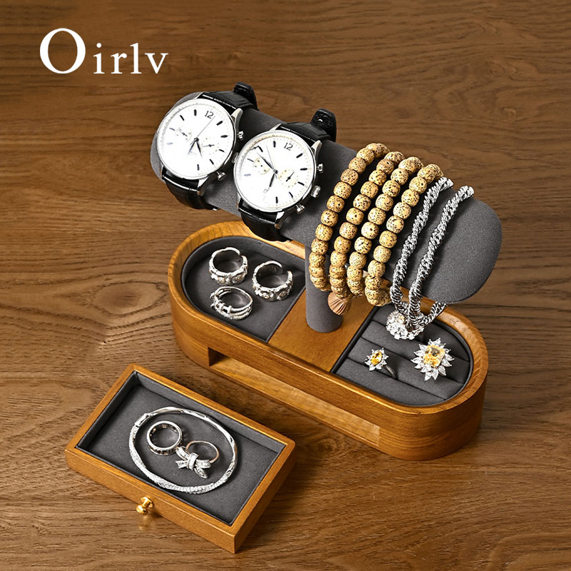 Jewellery Watch - Oirlv organizador de relógio de madeira