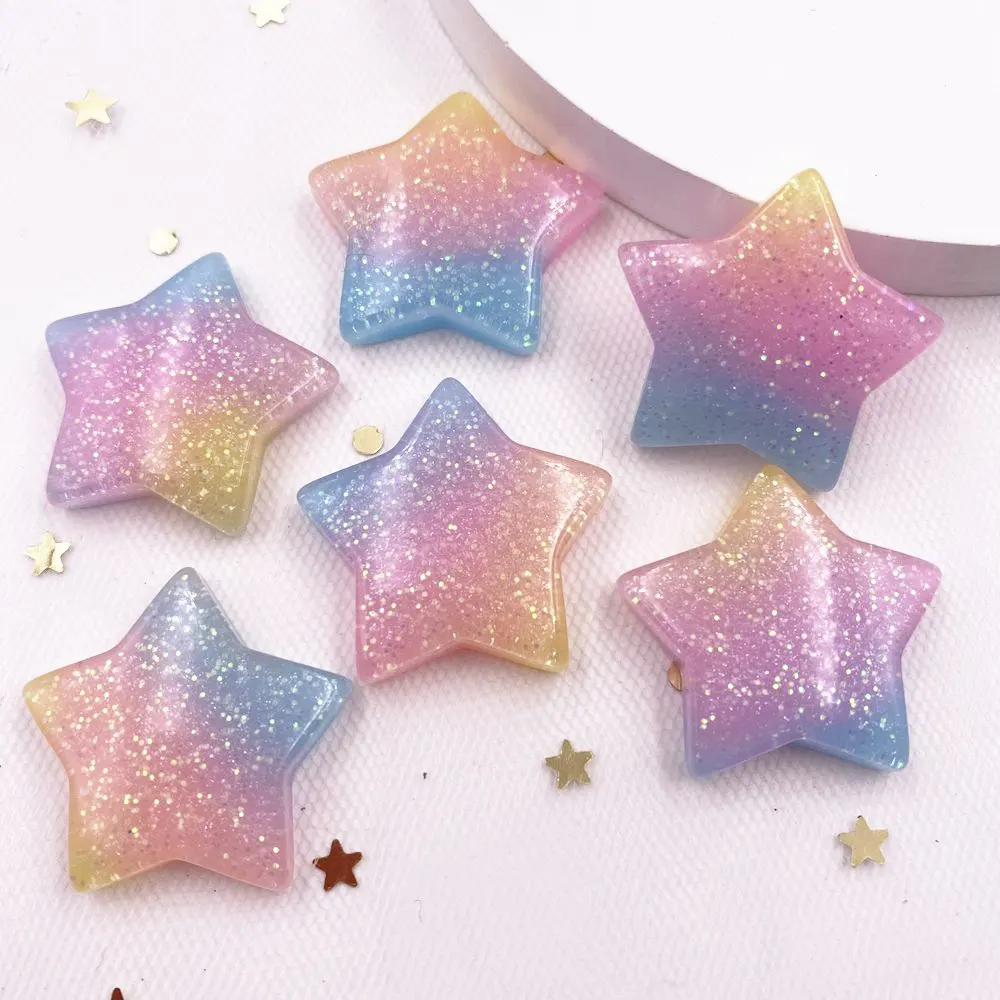 Paradise Jewelry & Watches Llc Photos - 10 pçs glitter kawaii resina colorida