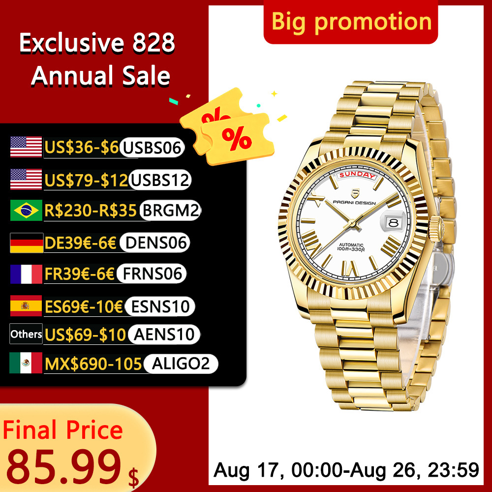 Rolex Watch Datejust - Relógio masculino automático de moda Pagani