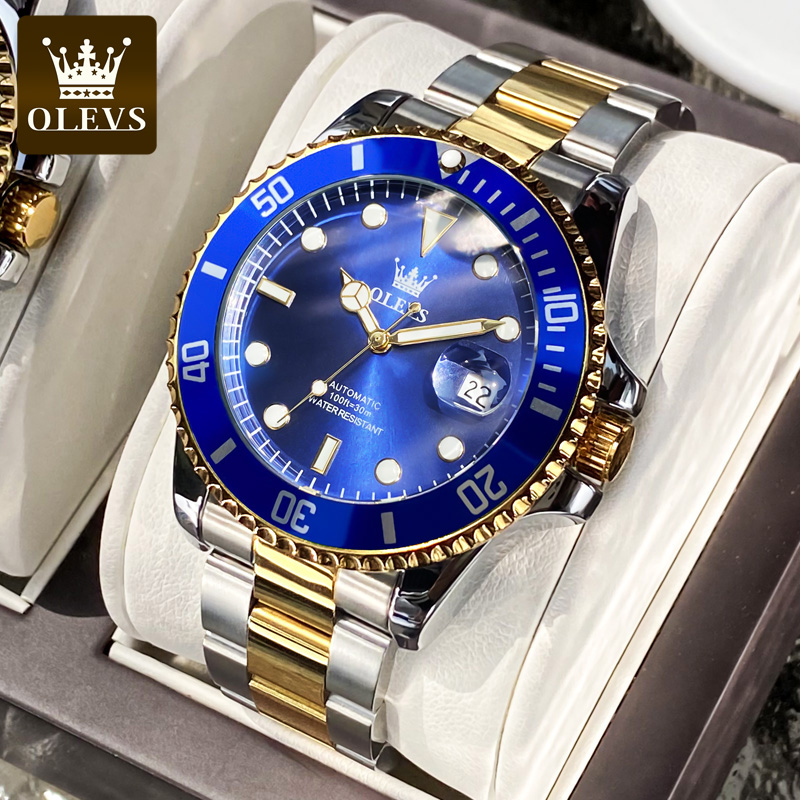 Rolex Watch Datejust - OLEVS Relógio Automático Masculino, Relógio de