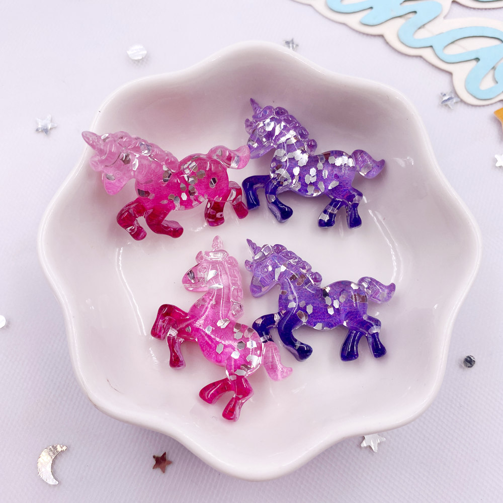 Paradise Jewelry & Watches Llc Photos - 6 pçs resina colorida glitter 3d