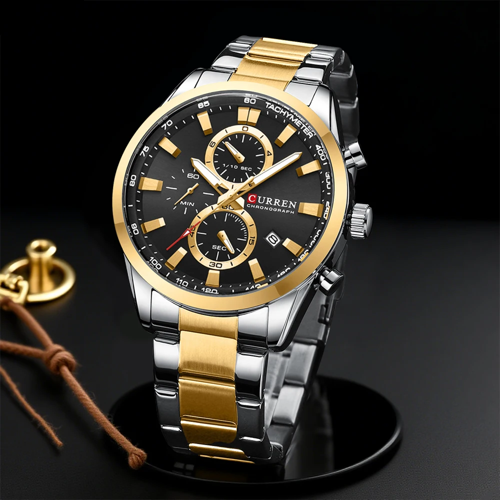 Jewelry For Watches - CURREN Casual Quartz Chrono Sport Relógios