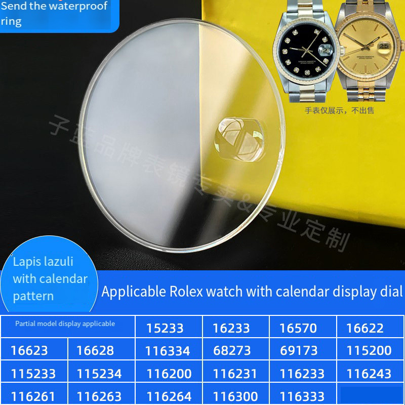 Rolex Watch Datejust - Cristal de Safira para Relógio Rolex