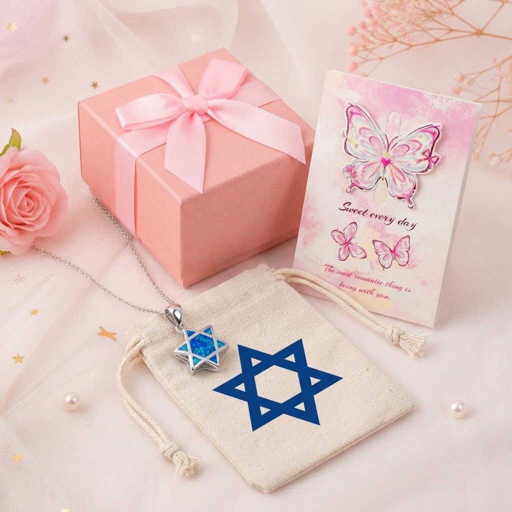 Jewelry & Watches Sp Zo O - Colar com Pingente Estrela de Davi