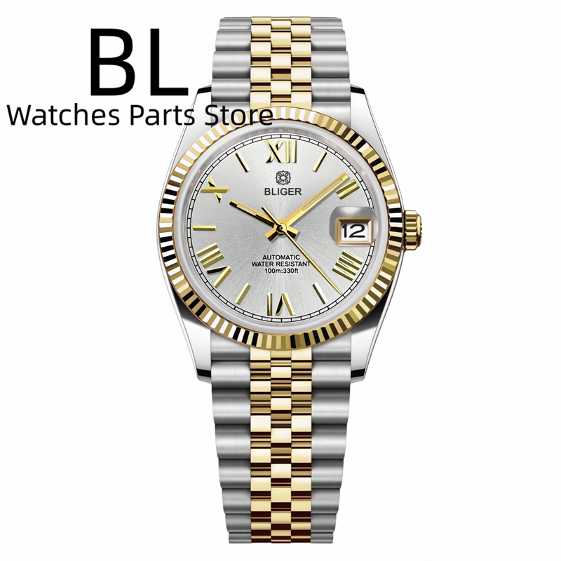 Rolex Watch Datejust - Bliger 36mm39mm dois tons ouro nh35