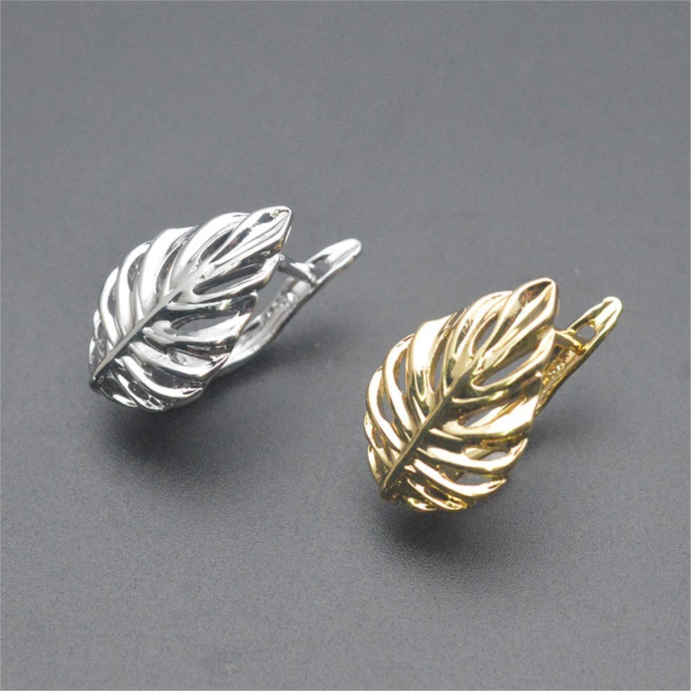 Gold Plated Ring - 1/2 Peças de Brincos de Moda