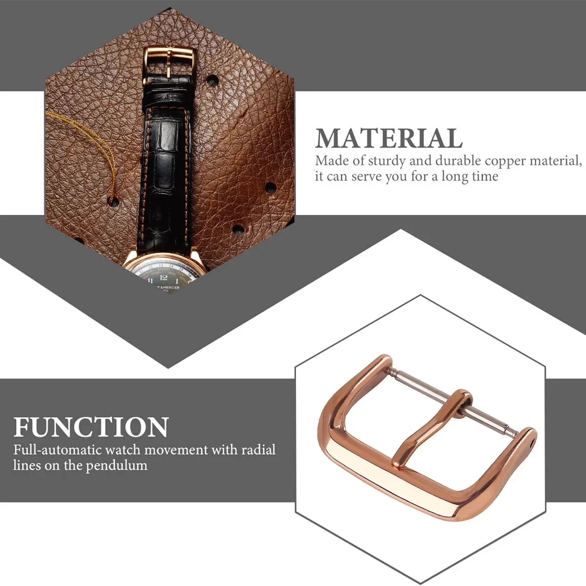 Aço Inoxidável Relógio Pin Buc - Watch Strap Replacement avaliação e preço