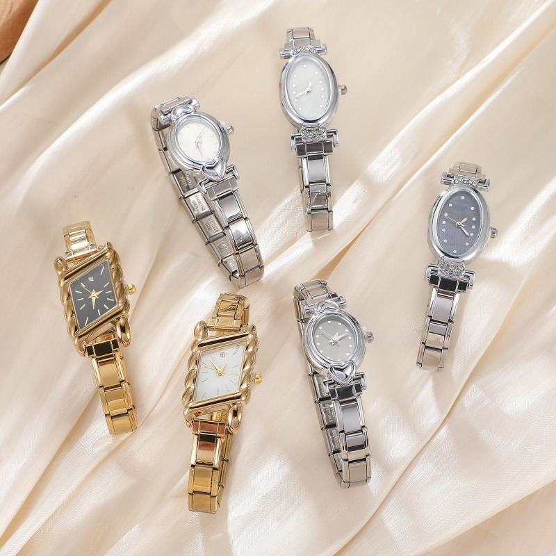 Moda relógio conector de aço i - Jewelry Making Watches avaliação e preço