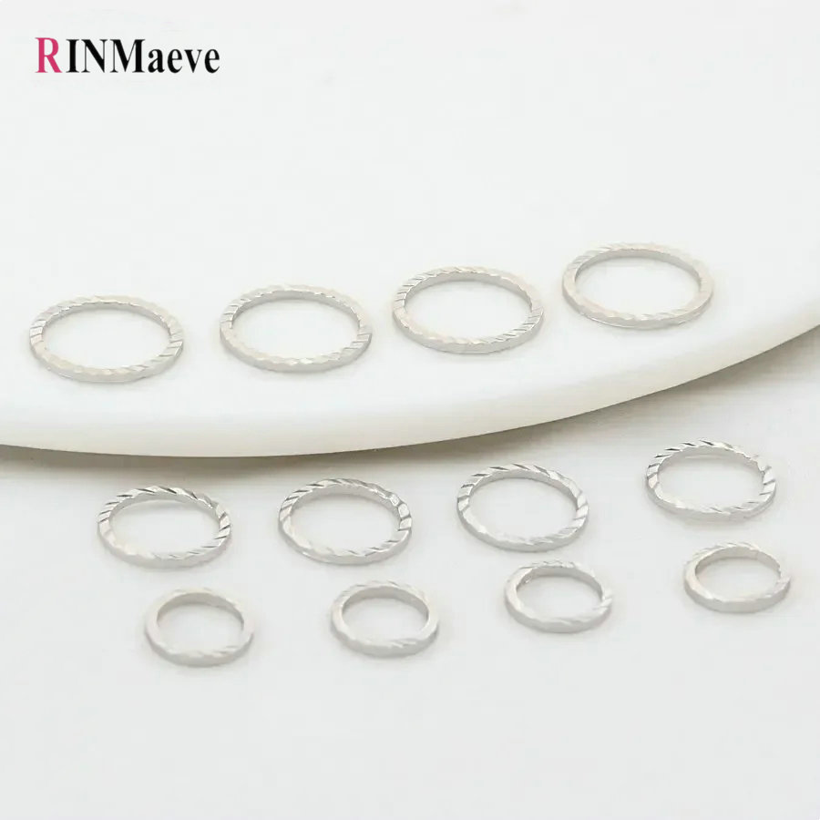 20 Peças de Anéis Redondos Fec - Gold Plated Ring avaliação e preço