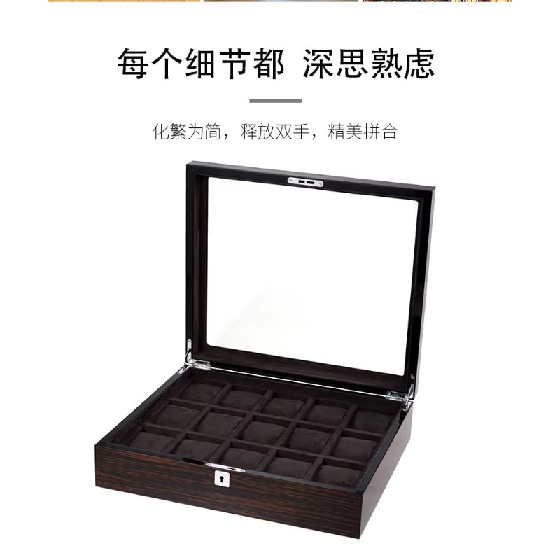 Caixa de madeira Hxl para pian - Jewelry Watches Box avaliação e preço