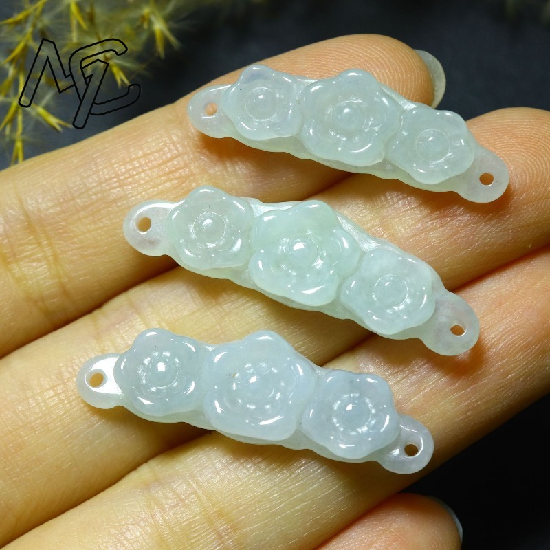 1 peça de Flor de Jadeíta Natu - Jewelry & Watches Sp Zo O avaliação e preço