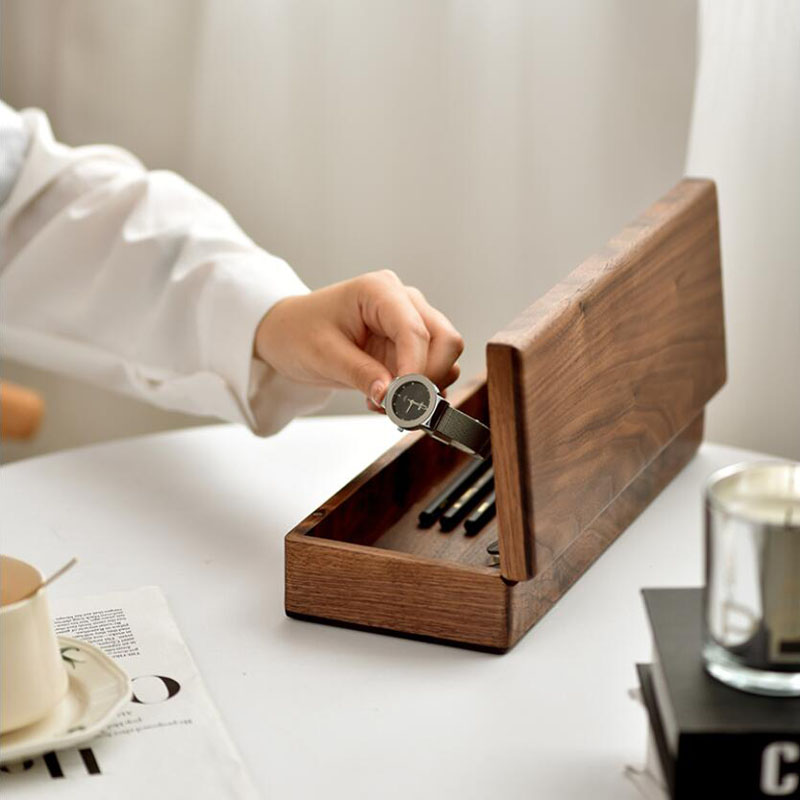 Caixa de armazenamento de mesa - Jewelry Watches Box avaliação e preço