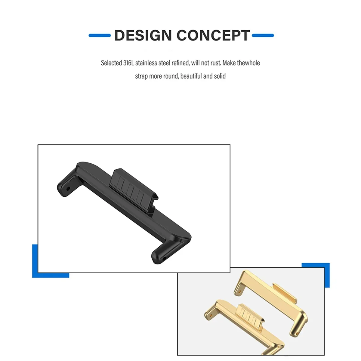 Adaptador de 20mm 22mm 1 Par p - Jewellery Watch avaliação e preço