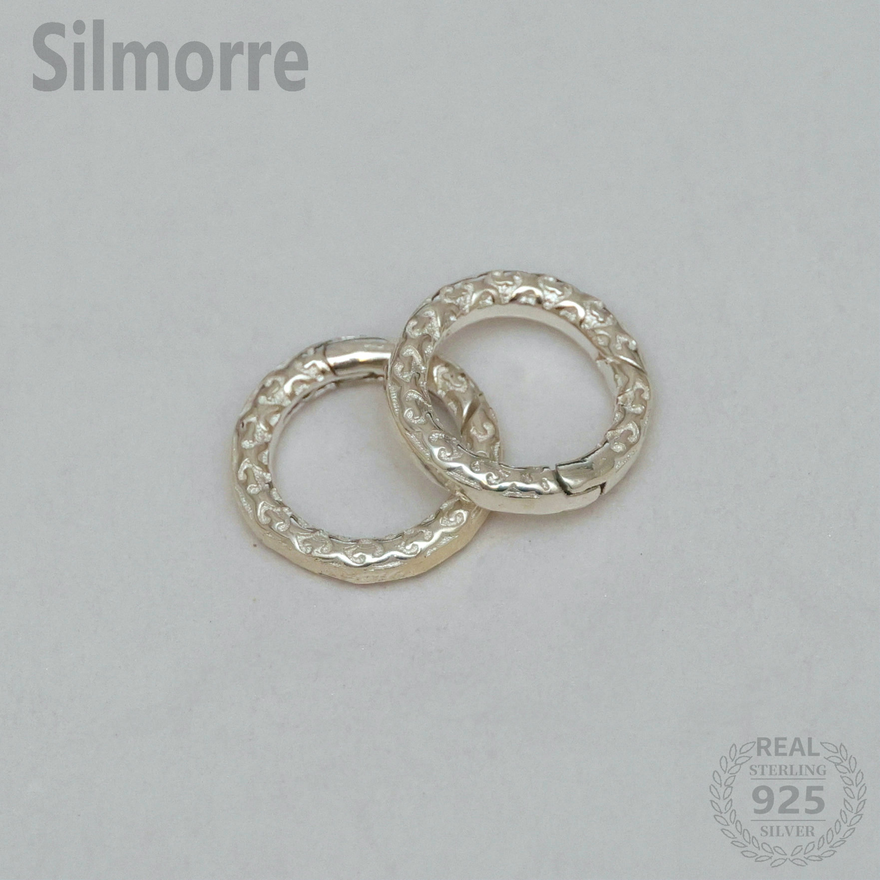 1PC Conector Redondo de Prata  - Fine Jewelry & Watches Photos avaliação e preço