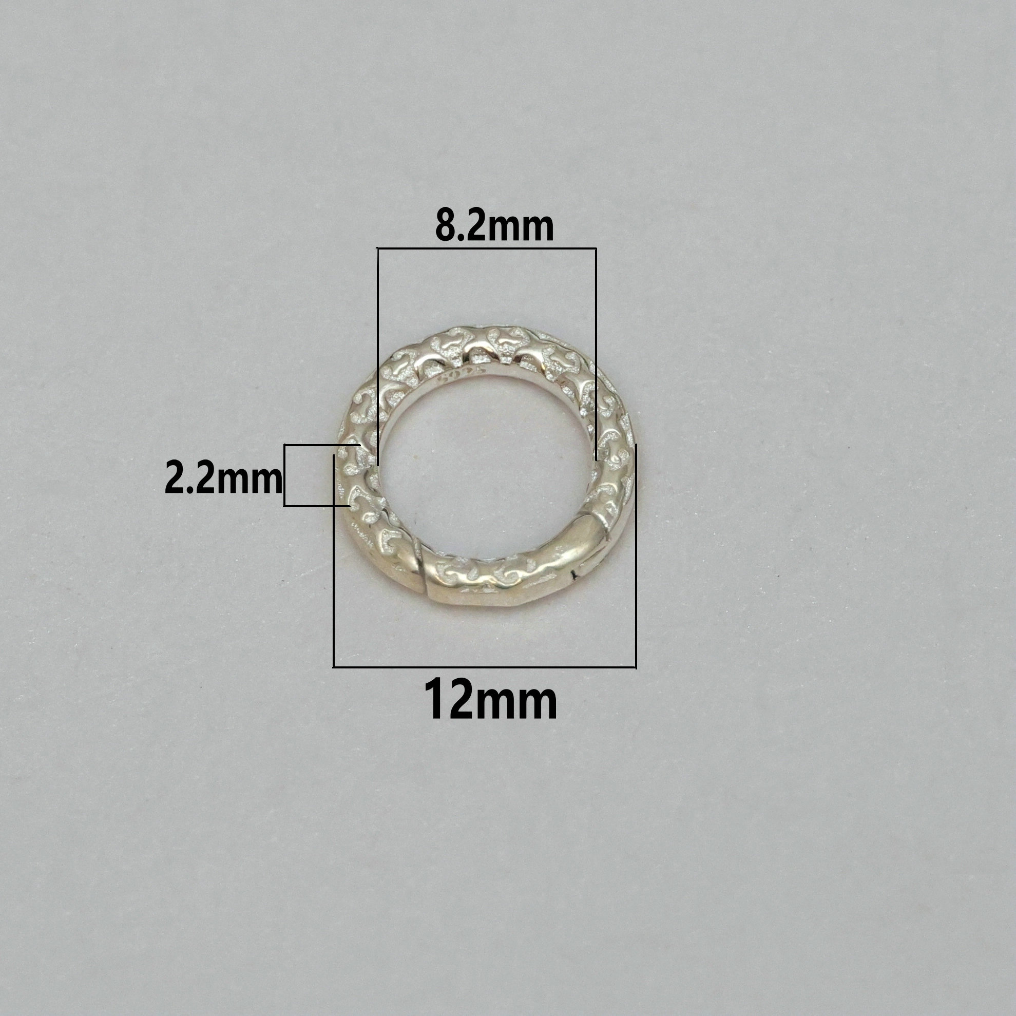 1PC Conector Redondo de Prata  - Fine Jewelry & Watches Photos avaliação e preço