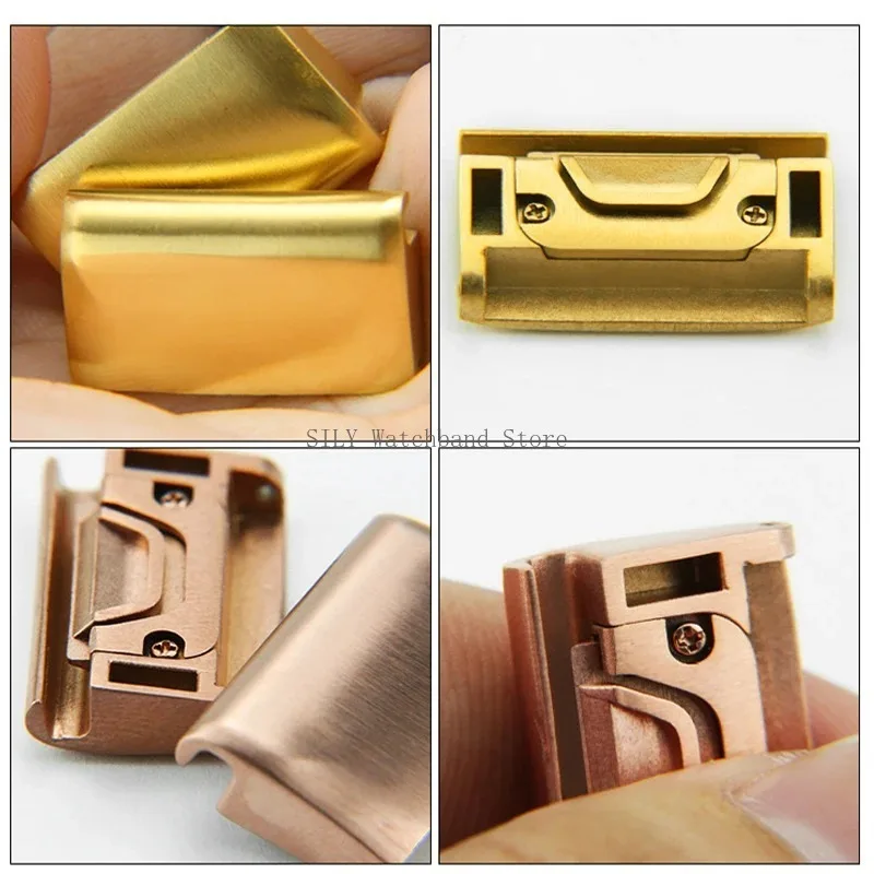 2 peças conector de bandas de  - Watch Strap Replacement avaliação e preço