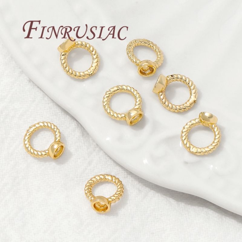 7.5mm End Connecting Ring 18K  - Gold Plated Ring avaliação e preço