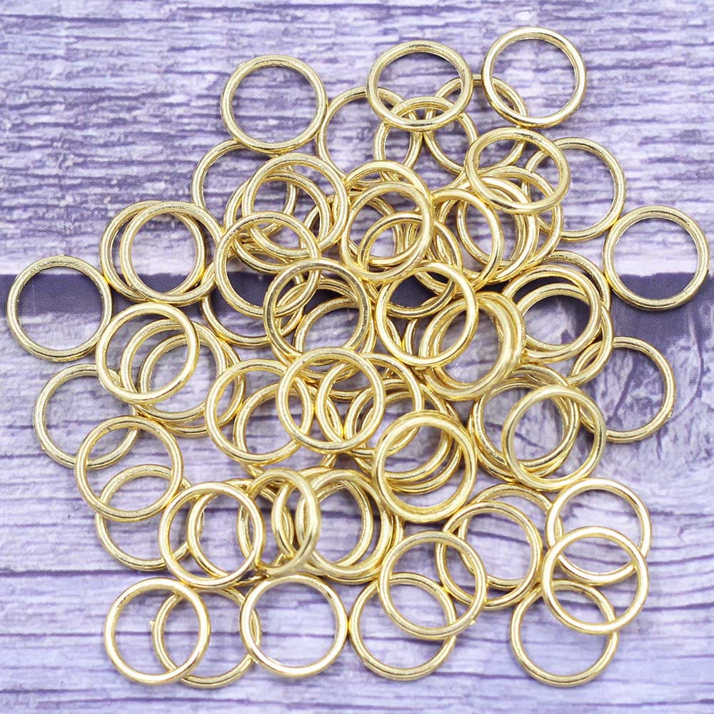 500 Peças de Argolas Abertas R - Gold Plated Ring avaliação e preço