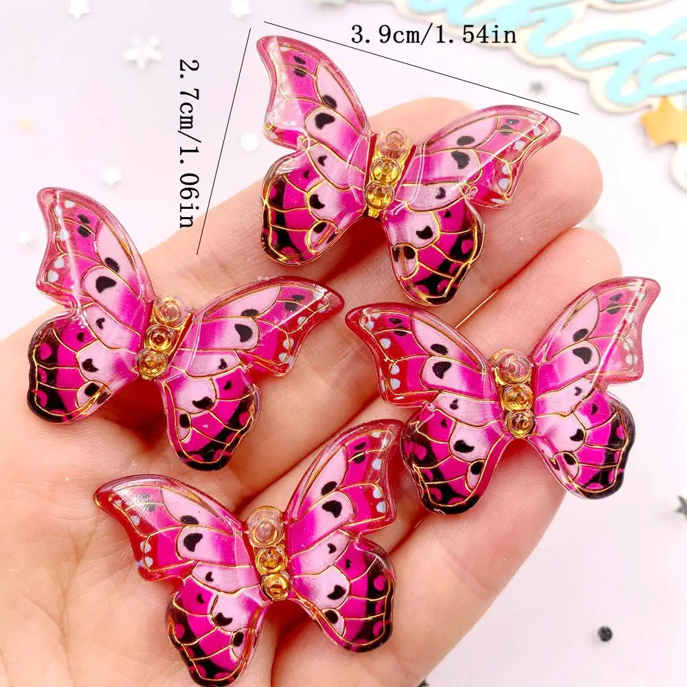 10 pçs colorido bonito borbole - Paradise Jewelry & Watches Llc Photos avaliação e preço