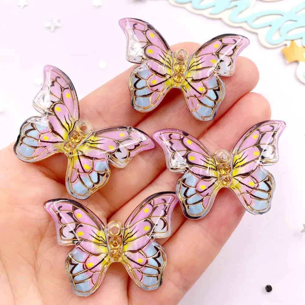 10 pçs colorido bonito borbole - Paradise Jewelry & Watches Llc Photos avaliação e preço