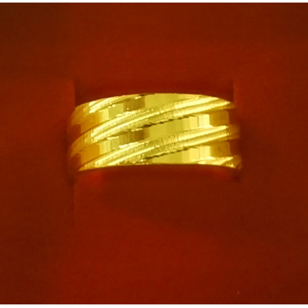 Ouro amarelo fosco carro flor  - Gold Plated Ring avaliação e preço