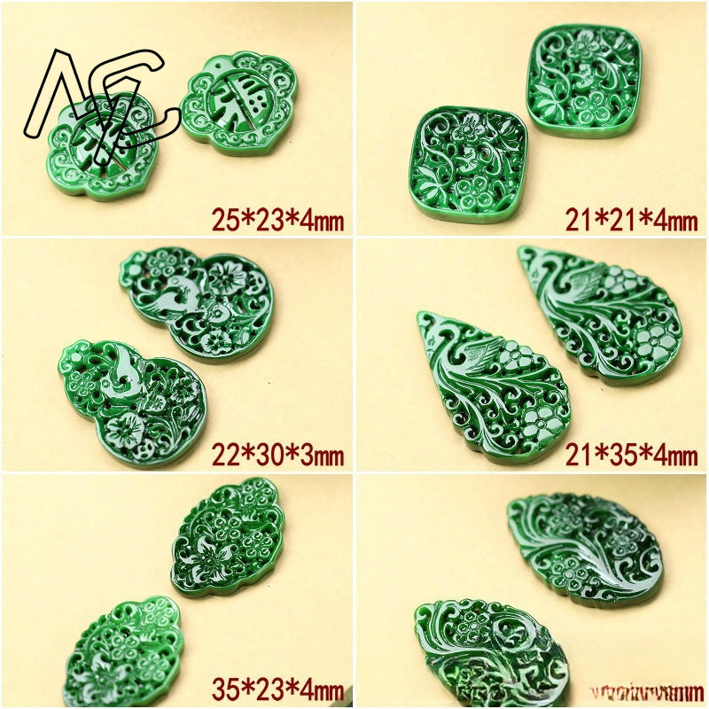 2 Peças DIY Esmeralda Verde Na - Jewelry & Watches Sp Zo O avaliação e preço