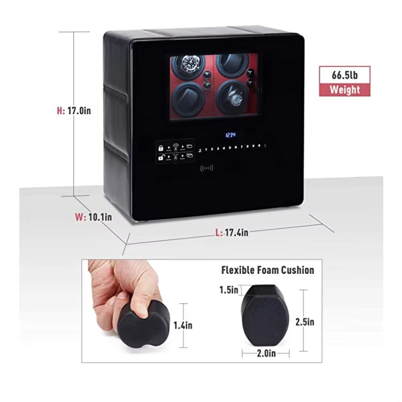Caixa de Luxo para Relógios co - Jewelry Watches Box avaliação e preço