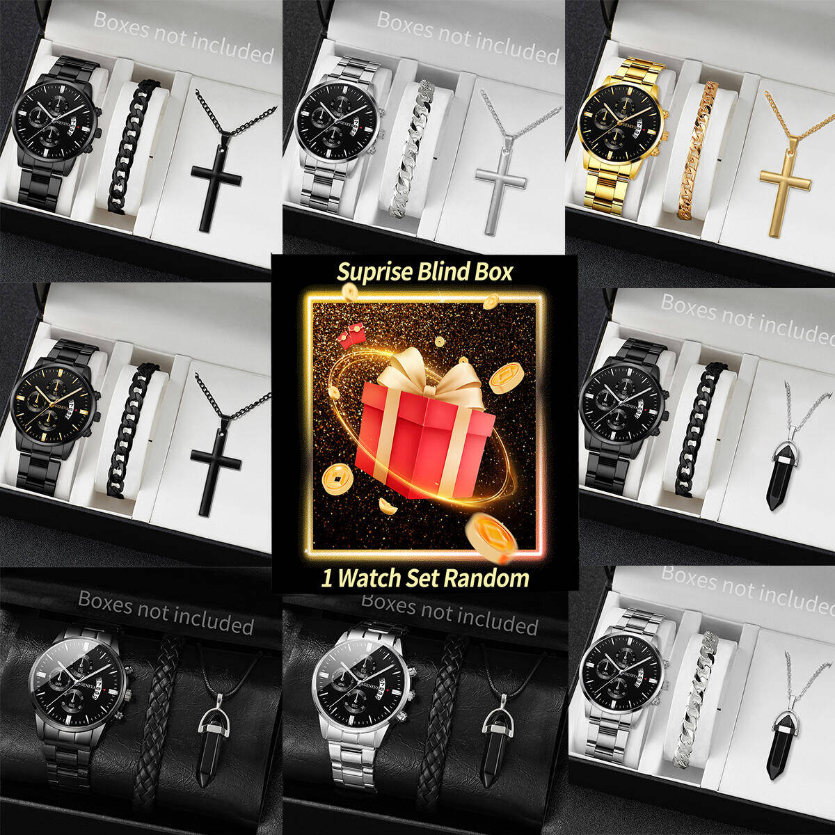 Relógio misterioso surpresa ca - Jewelry For Watches avaliação e preço