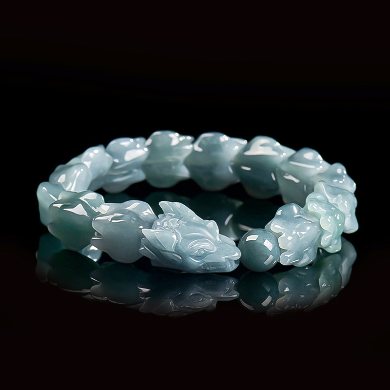 Pulseira de Jade Birmanês Azul - Jewelry & Watches Sp Zo O avaliação e preço