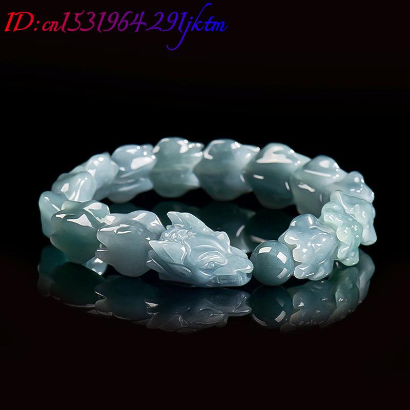 Pulseira de Jade Birmanês Azul - Jewelry & Watches Sp Zo O avaliação e preço