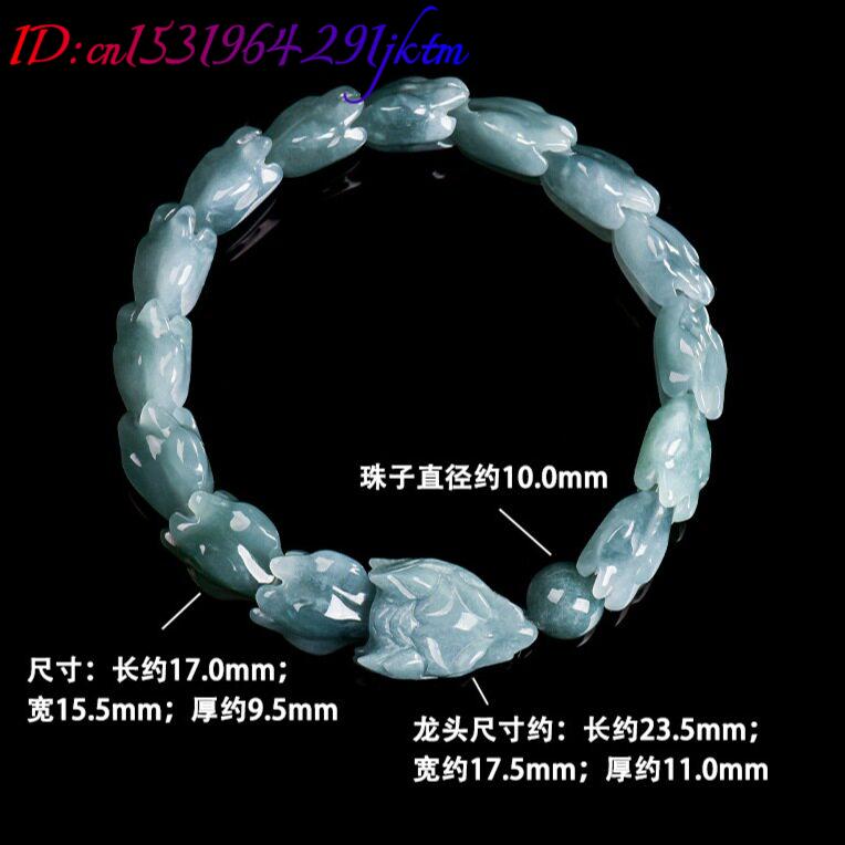 Pulseira de Jade Birmanês Azul - Jewelry & Watches Sp Zo O avaliação e preço