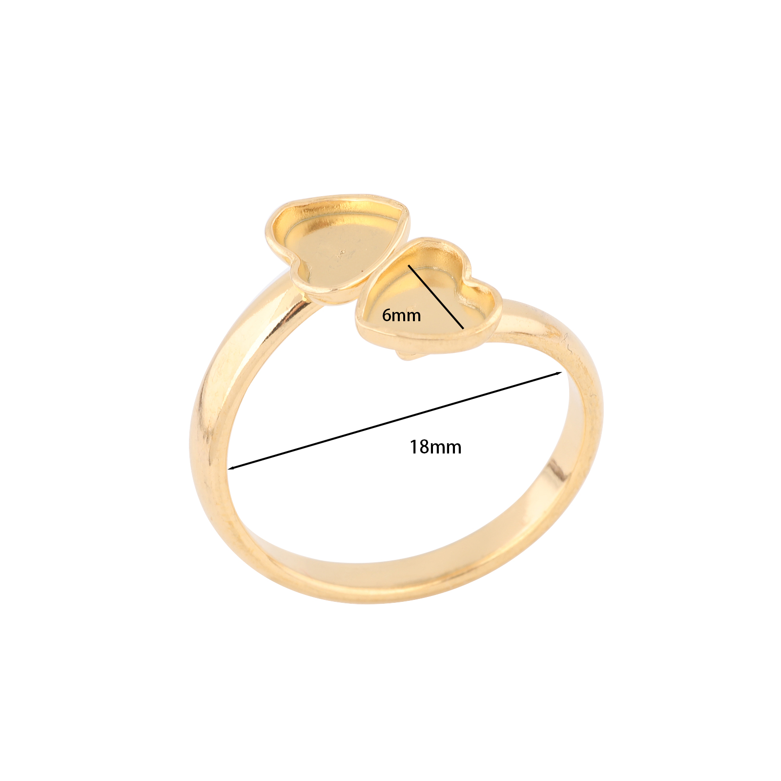 10 peças de aço inoxidável ban - Gold Plated Ring avaliação e preço