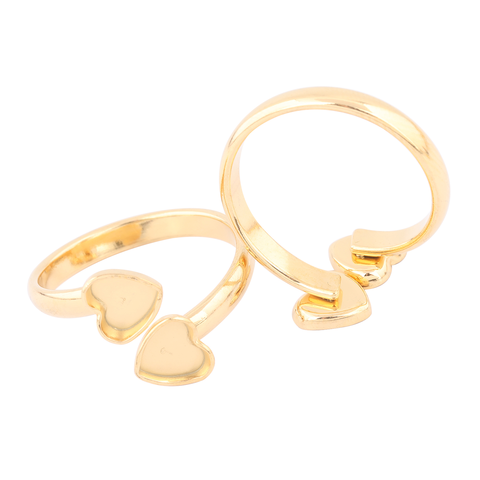 10 peças de aço inoxidável ban - Gold Plated Ring avaliação e preço