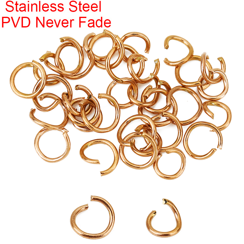 100 peças de argolas abertas d - Gold Plated Ring avaliação e preço