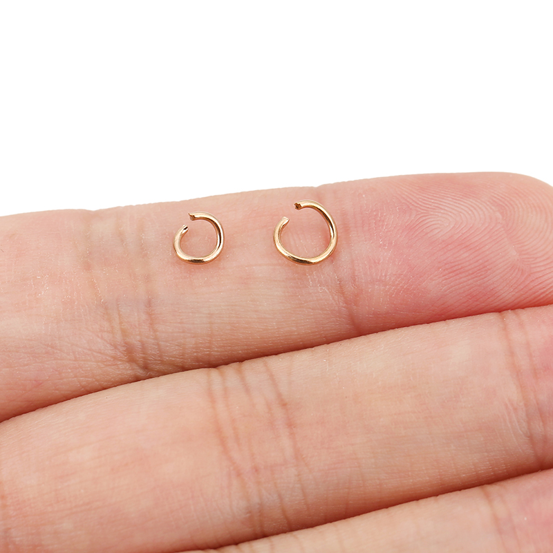 100 peças de argolas abertas d - Gold Plated Ring avaliação e preço
