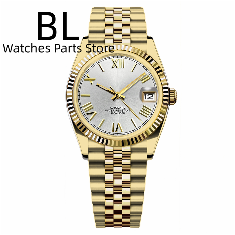 Bliger 36mm39mm dois tons ouro - Rolex Watch Datejust avaliação e preço