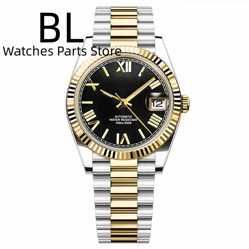 Bliger 36mm39mm dois tons ouro - Rolex Watch Datejust avaliação e preço