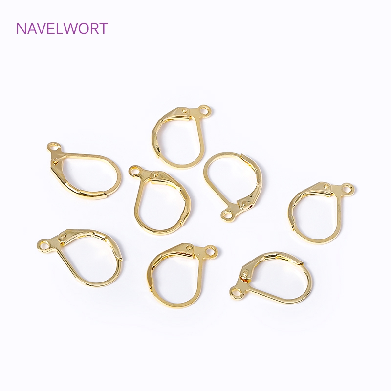 Moda francesa brinco alavanca- - Gold Plated Ring avaliação e preço