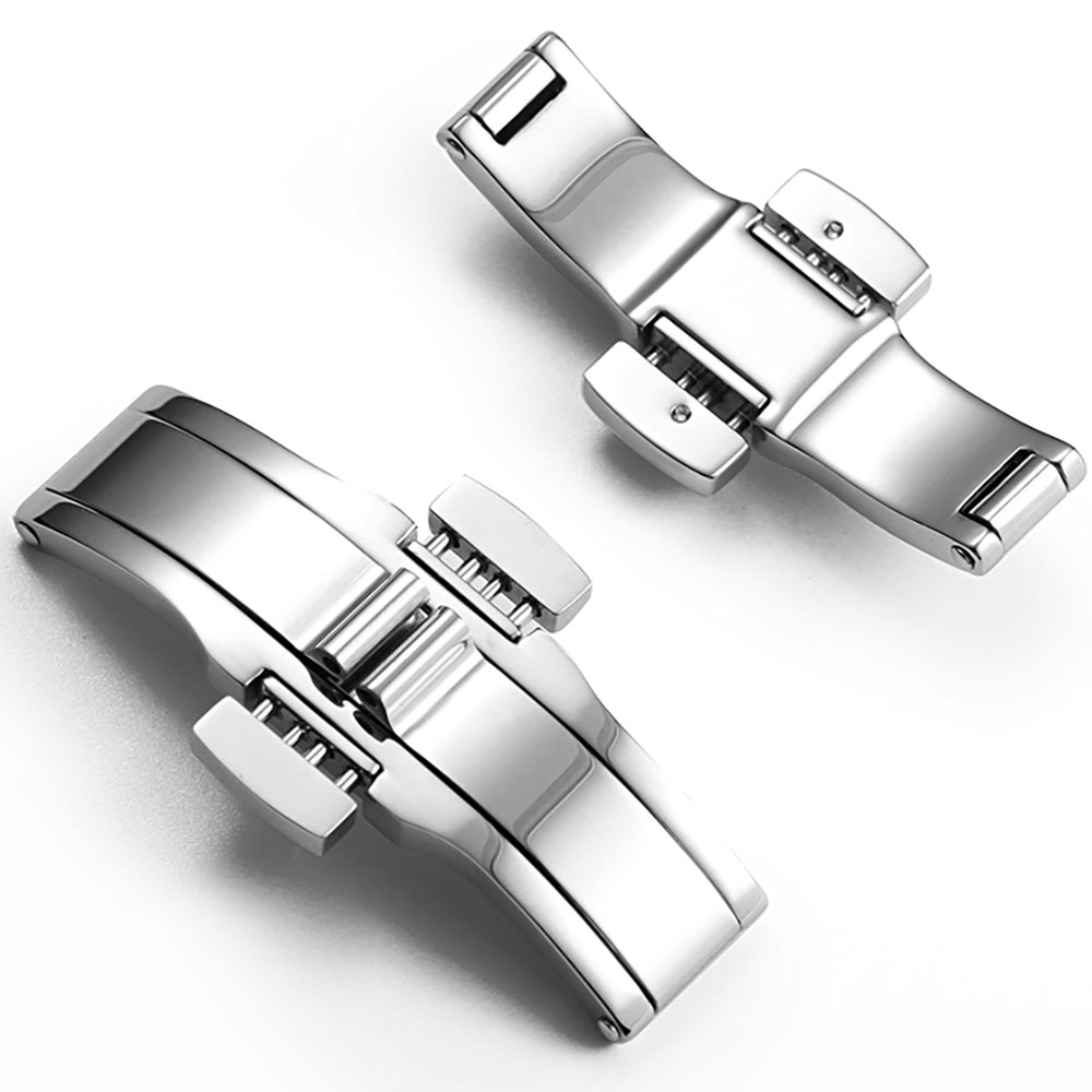 Fecho Borboleta de Aço Inoxidá - Watch Strap Replacement avaliação e preço